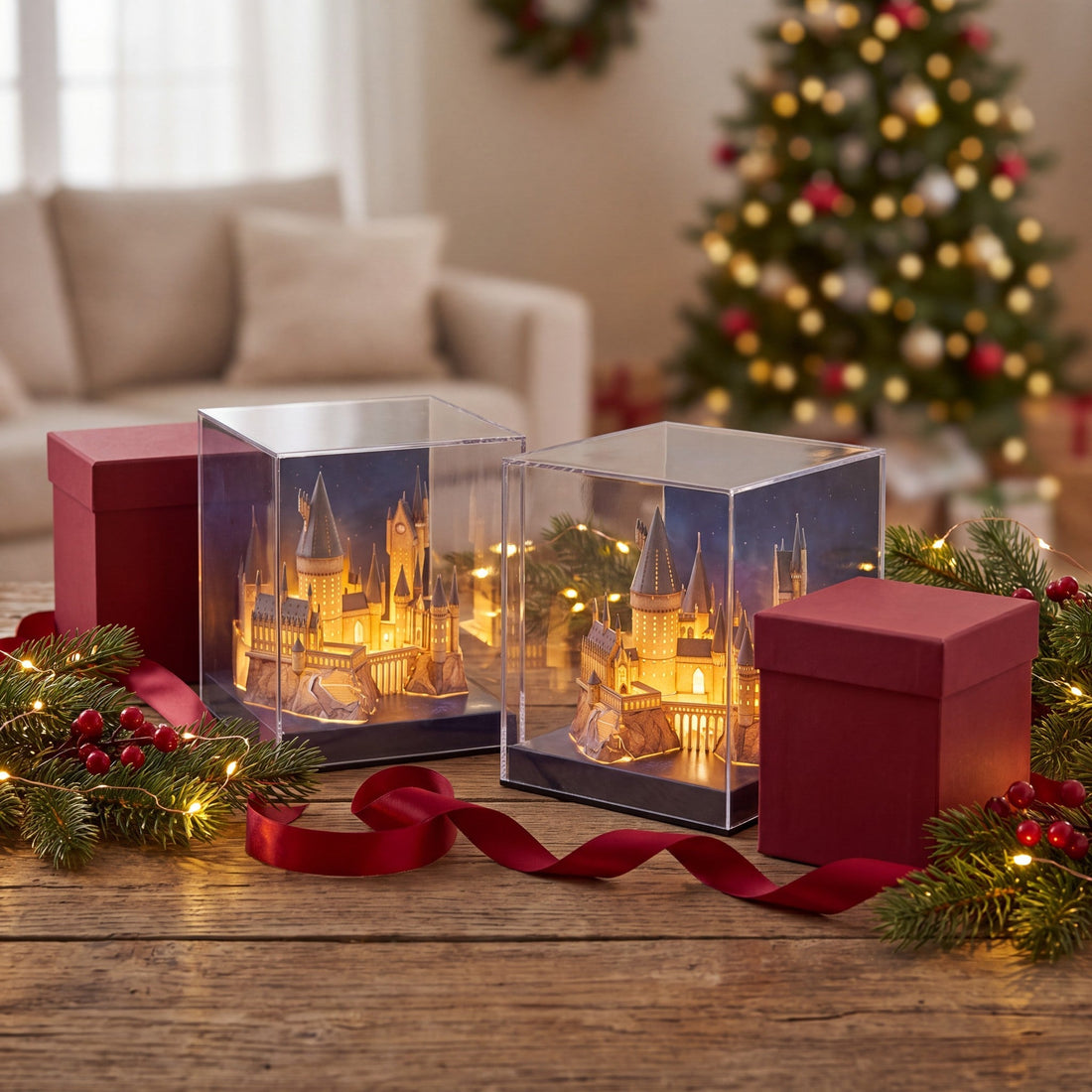 Two 3D calendars as Christmas gifts
